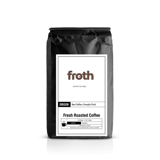 Best Sellers Sample Pack: 6Bean, Cowboy, Breakfast, Peru, Mexico, Bali